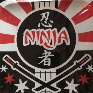 Ninja Birthday Party - red and black color scheme